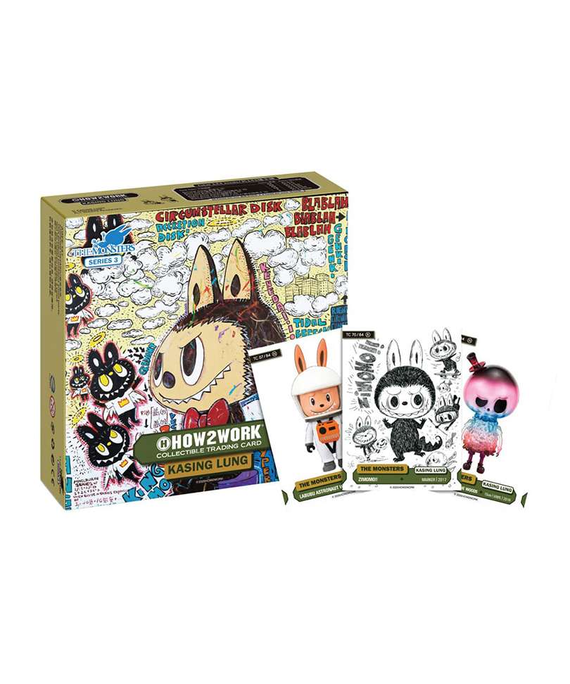 Labubu Chrome Trading Cards – Booster Pack – The Monsters Series 3 - How2Work (Edizione Limitata)