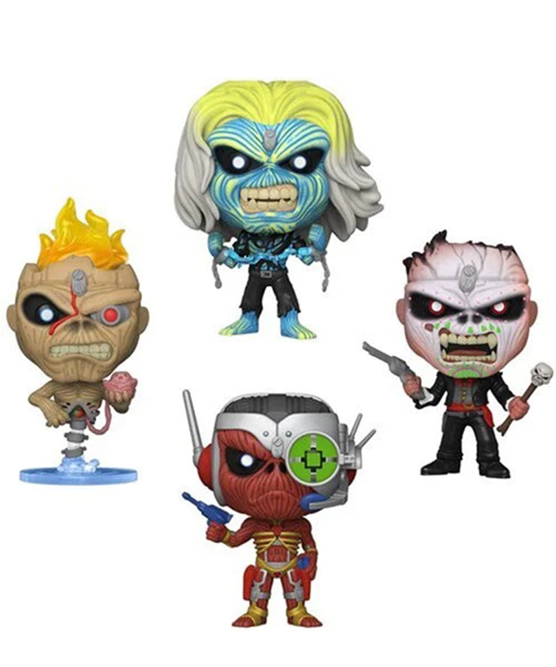 Live After Death / Seventh Son / Nights of the Dead / Somewhere in Time Eddie (4-Pack) (Glow in the Dark)