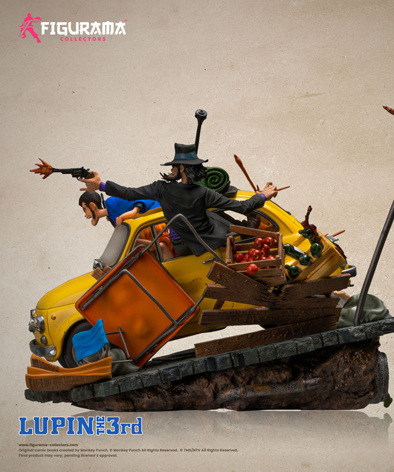 Lupin III Elite Diorama Statue 1/8 Lupin, Jigen & Fujiko 31 cm