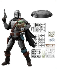 Star Wars The Mandalorian Blokees Plastic Model Kit Champion Class 05 Din Djarin & Grogu
