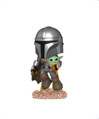 The Mandalorian with The Child (Flying)