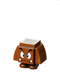 Goomba (Dark Bluish Gray Interior Pieces) - Angry