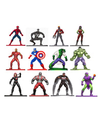 Marvel (12 Characters) - Nano Metalfigs Diecast Mini Figures 4 cm