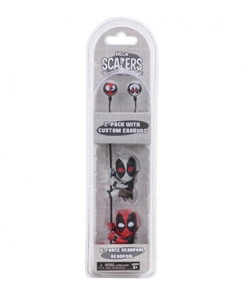Marvel Comics Scalers Figures 2-Pack Deadpool & X-Force con Cuffie