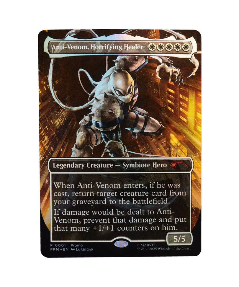 Marvel Legends - Magic: The Gathering - Agent Anti-Venom Action Figure (Exclusive Foil Card) 15 cm