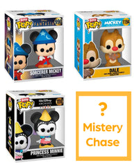 Sorcerer Mickey (Casting Spell) / Dale / Princess Minnie / Mystery Bitty (4-Pack)