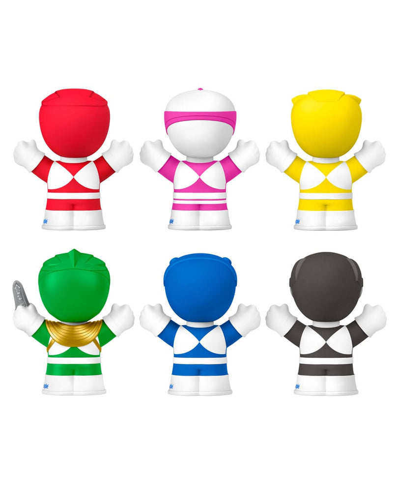 Mighty Morphin Power Rangers Fisher-Price Little People Collector Mini Figures 6-Pack 7 cm