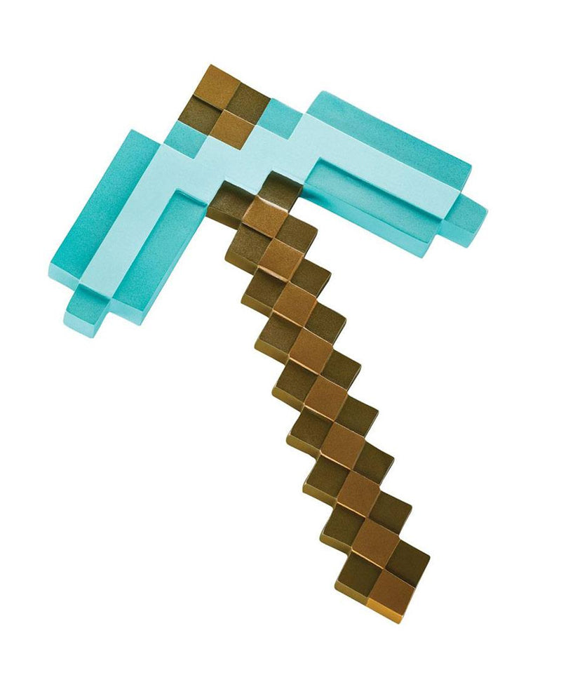 Minecraft Plastic Replica Diamond Pickaxe 40 cm