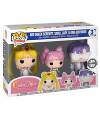 Neo Queen Serenity, Small Lady, & King Endymion (3-Pack)