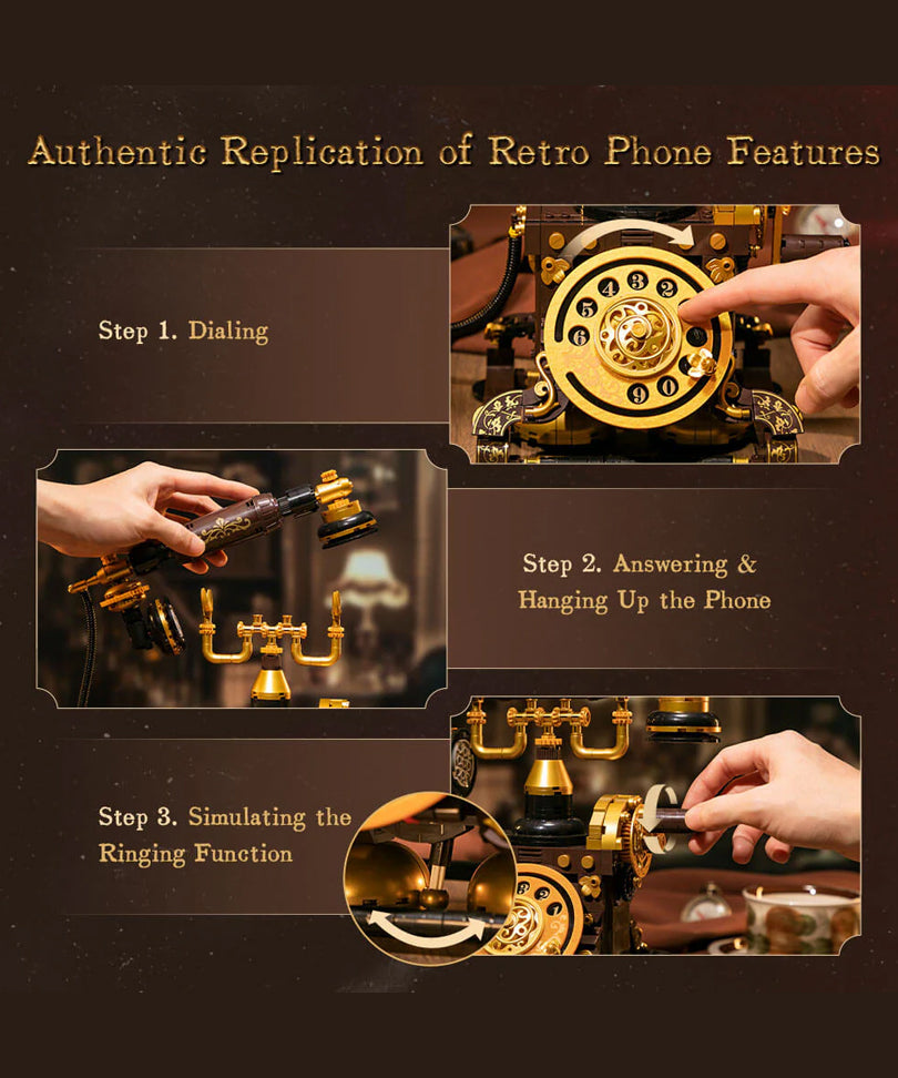 Pantasy Retro Series – Retro Phone - Set di Costruzione