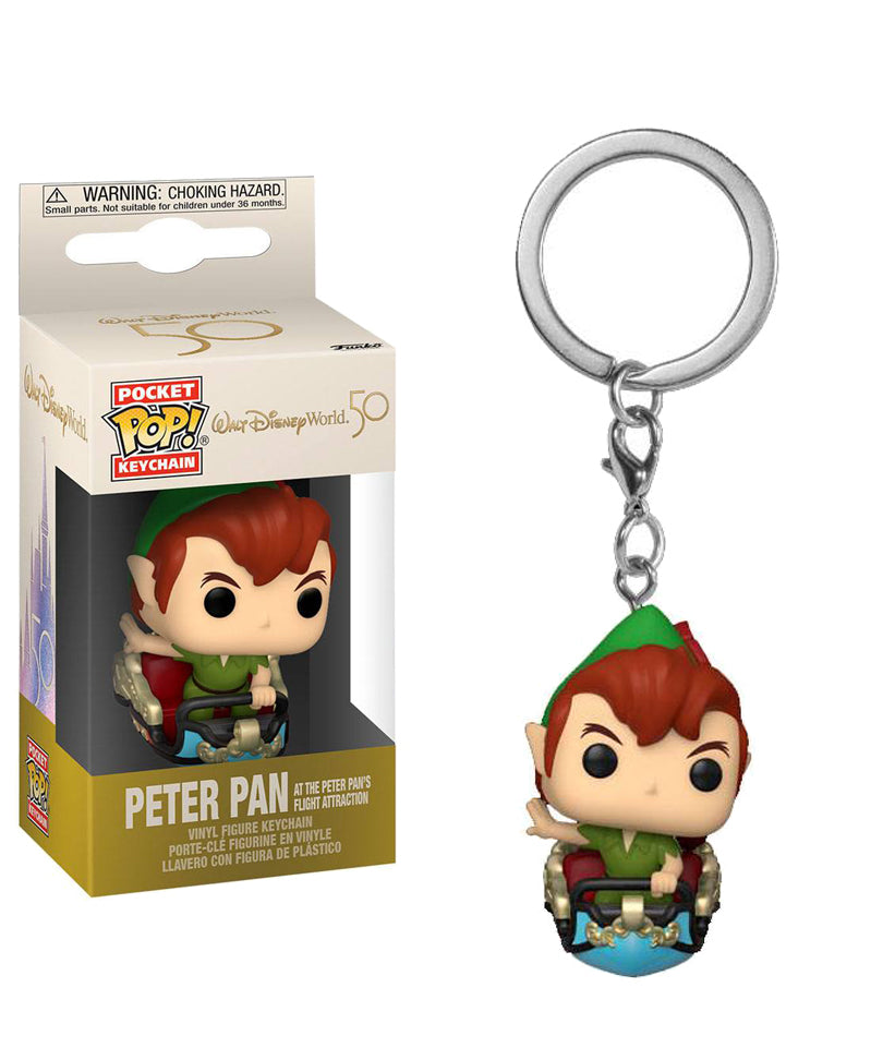 Peter Pan at the Peter Pan's Flight Attraction Keychain