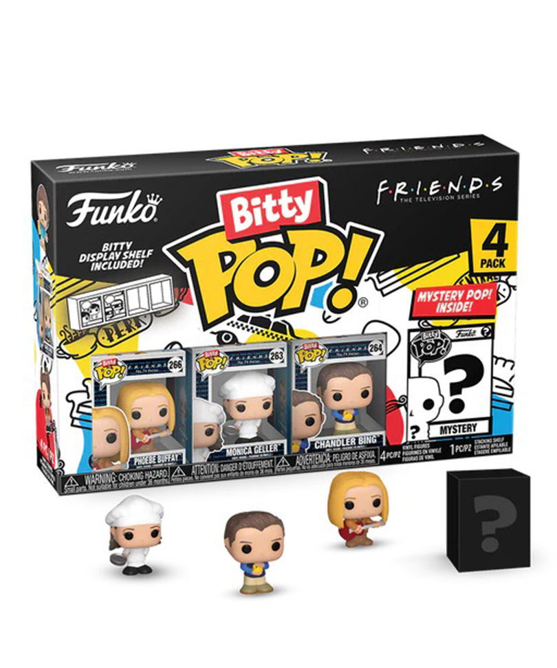 Phoebe Buffay / Monica Geller / Chandler Bing / Mystery Bitty (4-Pack)