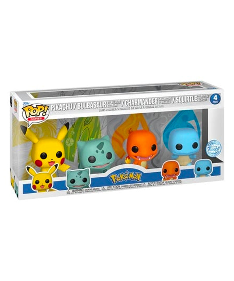 Pikachu / Bulbasaur / Charmander / Squirtle (4-Pack)