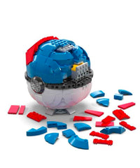 Pokémon Mega Construx Wonder Builders Construction Set Jumbo Great Ball 13 cm