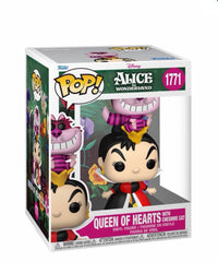 Queen of Hearts with Cheshire Cat (Premium)