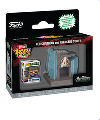 Red Guardian and Avengers Tower Bitty POP! Town