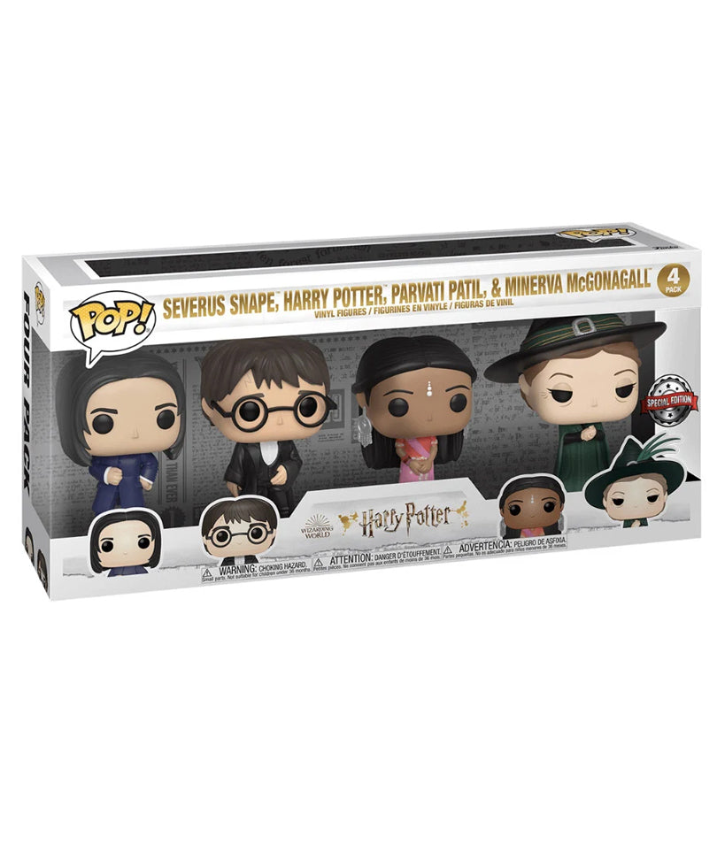Severus Snape / Harry Potter / Parvati Patil / Minerva McGonagall (4-Pack)