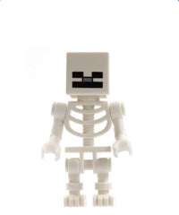 Skeleton with Cube Skull