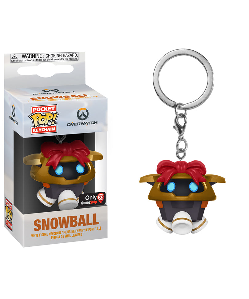 Snowball Keychain