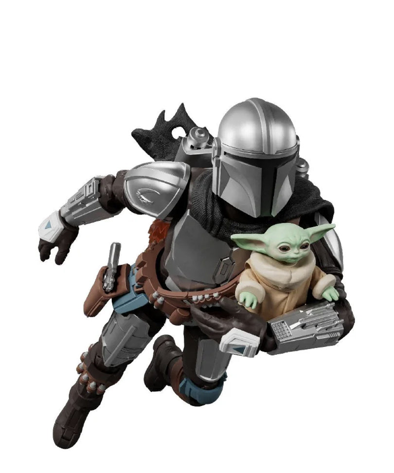 Star Wars The Mandalorian Blokees Plastic Model Kit Champion Class 05 Din Djarin & Grogu