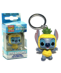 Stitch as Pineapple Keychain