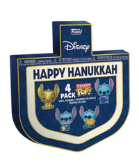 Stitch Holiday Pocket POP! 4-Pack Dreidel Box 4 cm