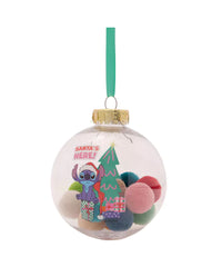 Stitch - Set of 7 Xmas Pom Poms Baubles