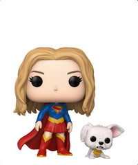 Supergirl with Puppy Krypto