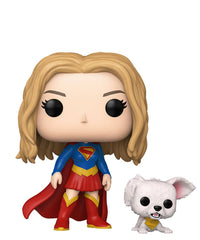 Supergirl with Puppy Krypto