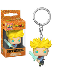 Super Saiyan Trunks with Sword Keychain