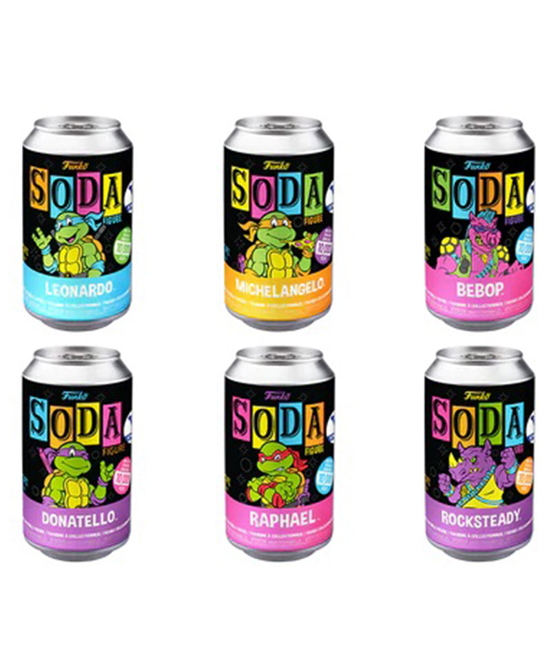 Teenage Mutant Ninja Turtles 6-Pack Vinyl Soda with Cooler