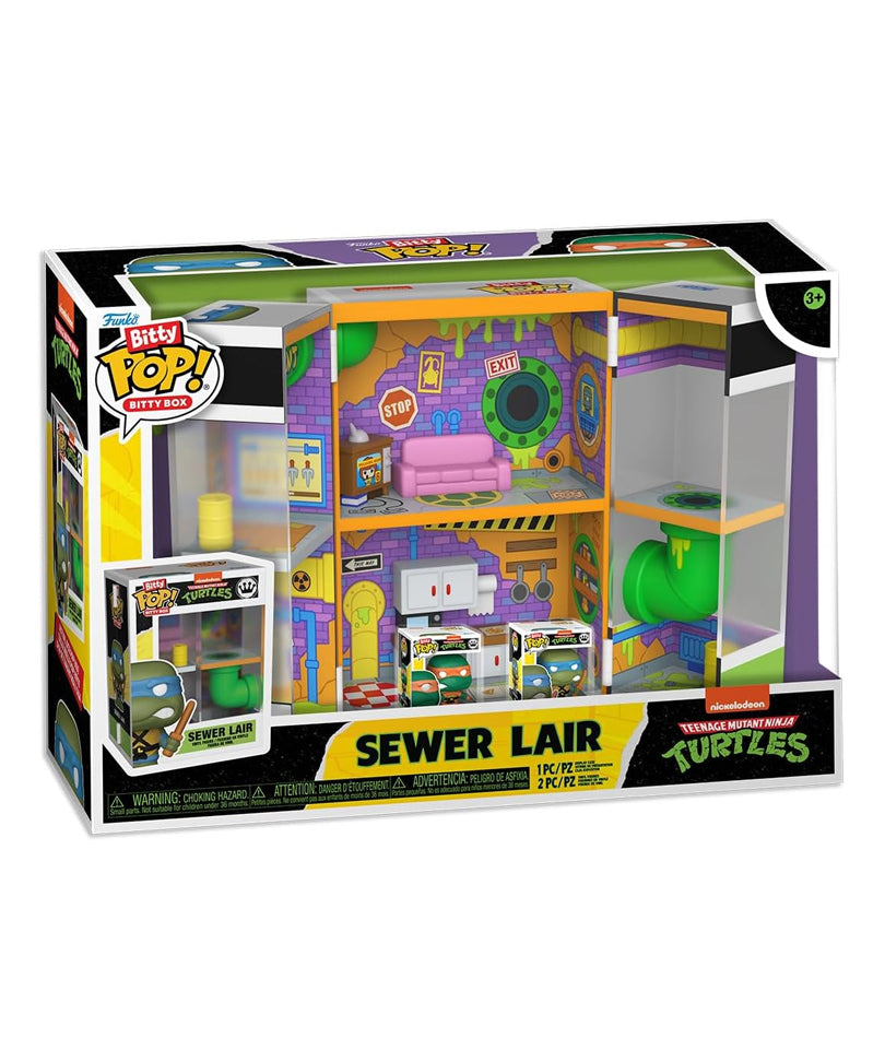 Teenage Mutant Ninja Turtles - Leonardo / Michelangelo - Sewer Lair