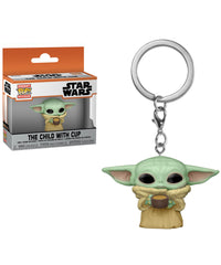 The Child with Cup Keychain