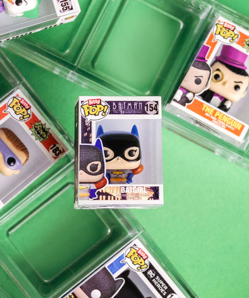 The Joker / Batgirl / Batman (Classic Black) / Mystery Bitty (4-Pack)