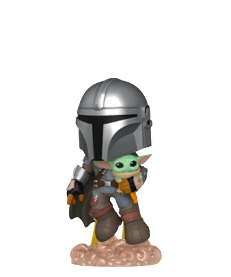 The Mandalorian with The Child (Flying)