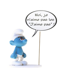 The Smurfs - Statue Grouchy 22 cm (French Version)