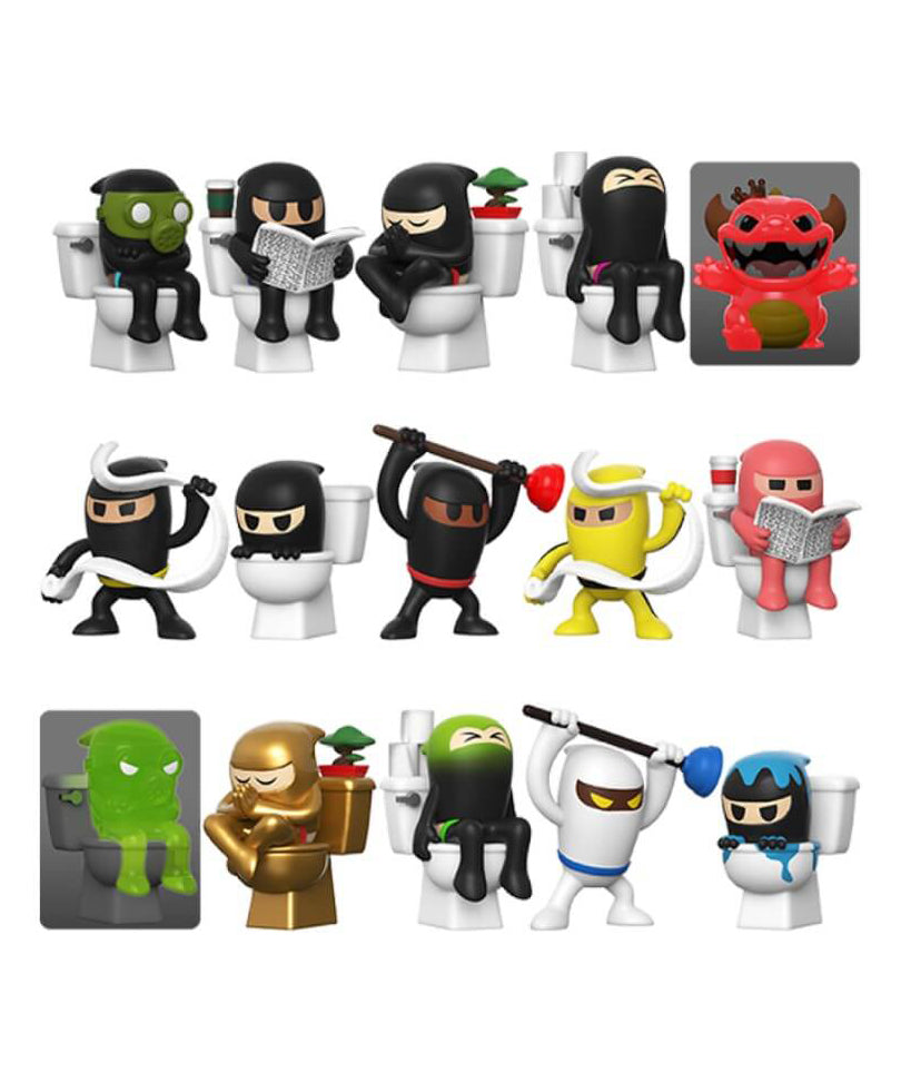 Paka Paka Toilet Ninjas Mistery Box Figure