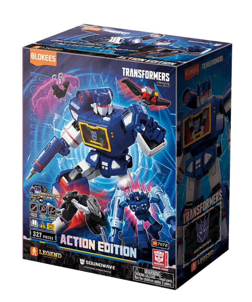 Transformers Blokees Plastic Limited Model Kit Soundwave