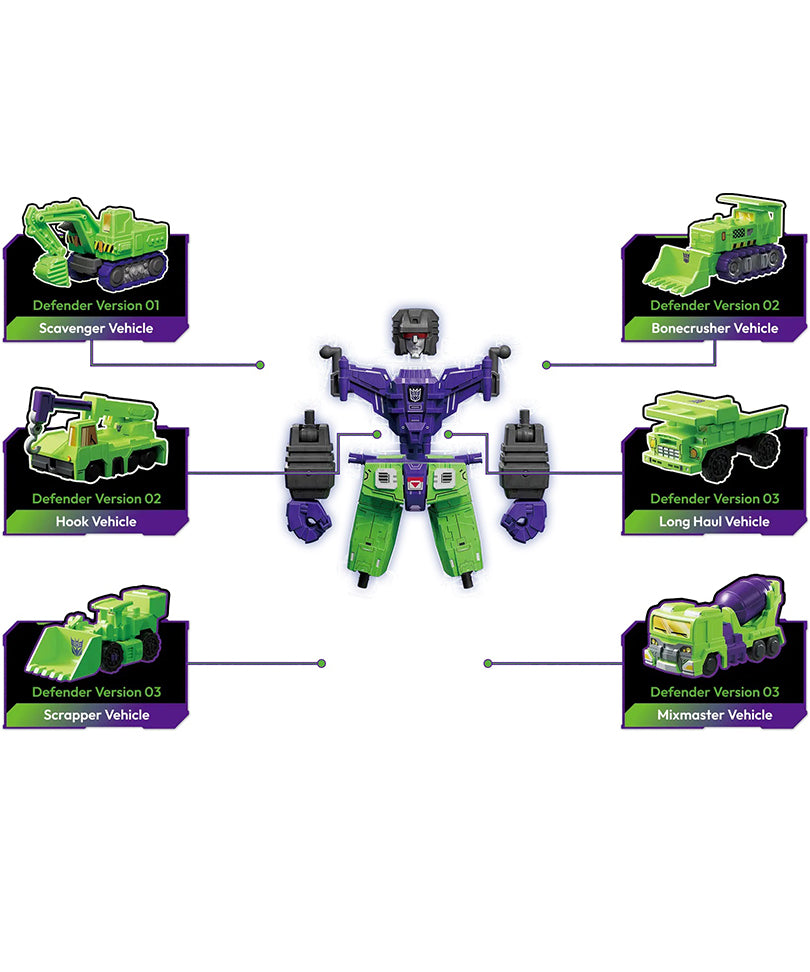 Transformers Blokees Plastic Model Kit Defender Version Devastator Combining Accessory