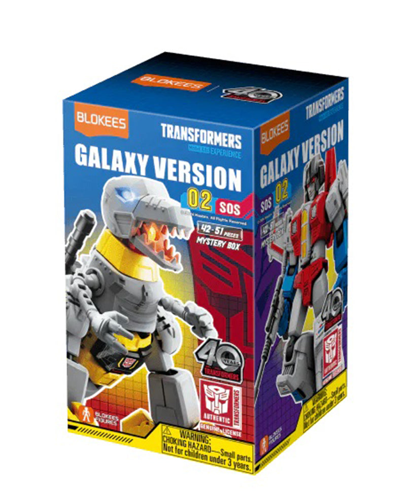 Transformers Blokees Plastic Model Kit Galaxy Version 02 SOS - Blind Box