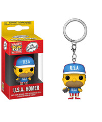 U.S.A. Homer Keychain