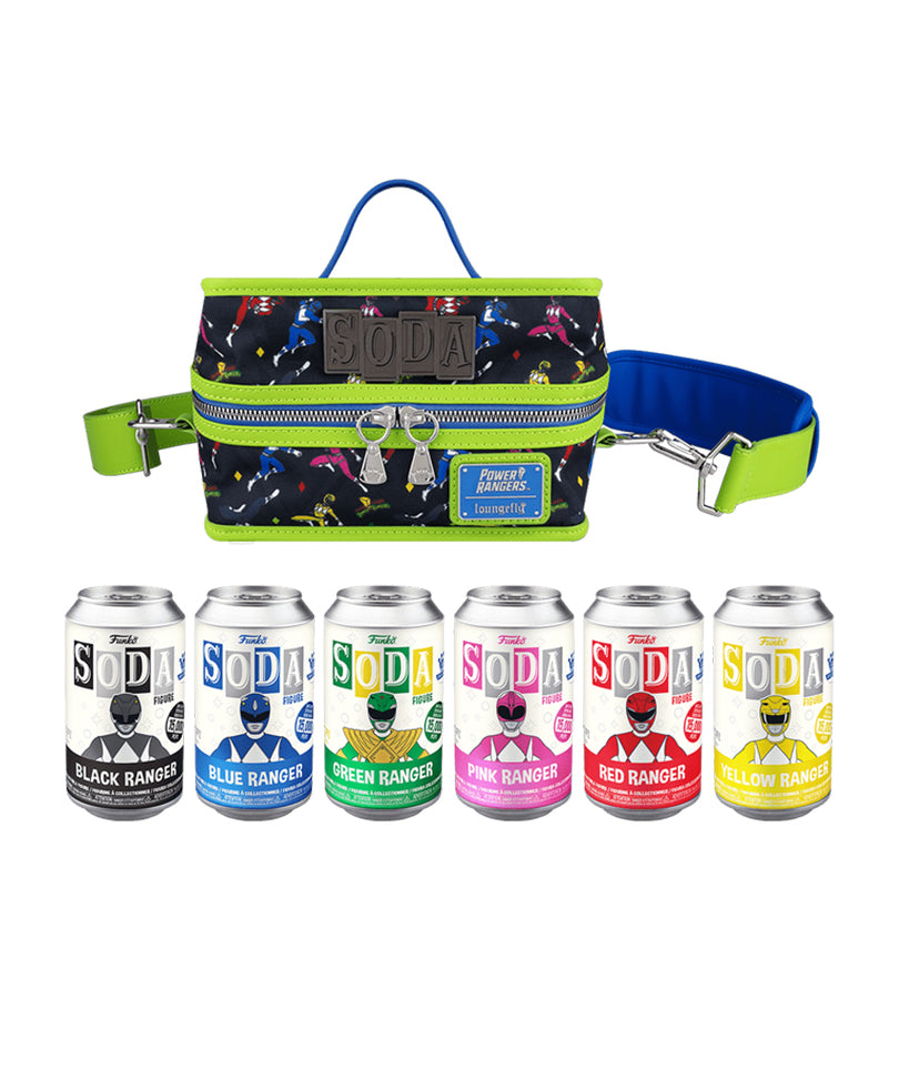 Vinyl SODA Power Rangers 6-Pack with Cooler