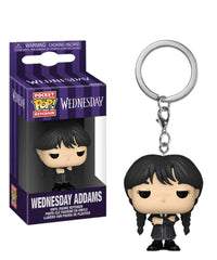 Wednesday Addams (Black Coat) Keychain