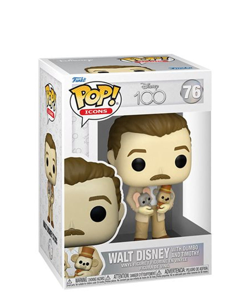 Walt Disney with Dumbo and Timothy