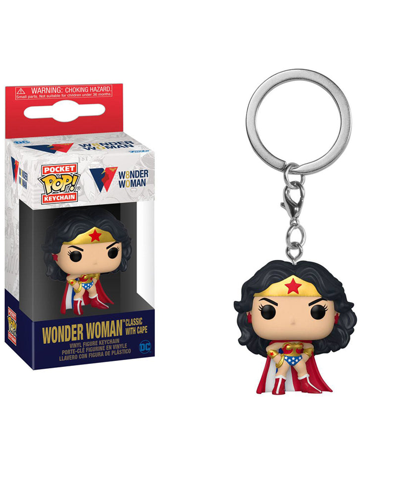 Wonder Woman 80th Classic with Cape Keychain
