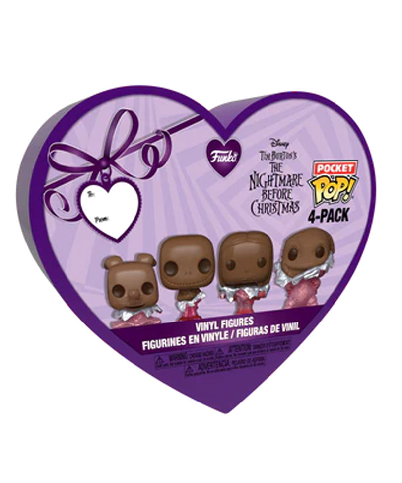 Zero (Val Choc) / Jack Skellington (Val Choc) / Sally (Val Choc) / Oogie Boogie (Val Choc) 4-Pack Nightmare Before Christmas Valentine Mystery Minis