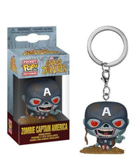 Zombie Captain America Keychain