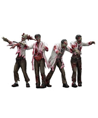 Zombie Dark Source - Action Figures 4-Pack Scientists (Male) 8 cm