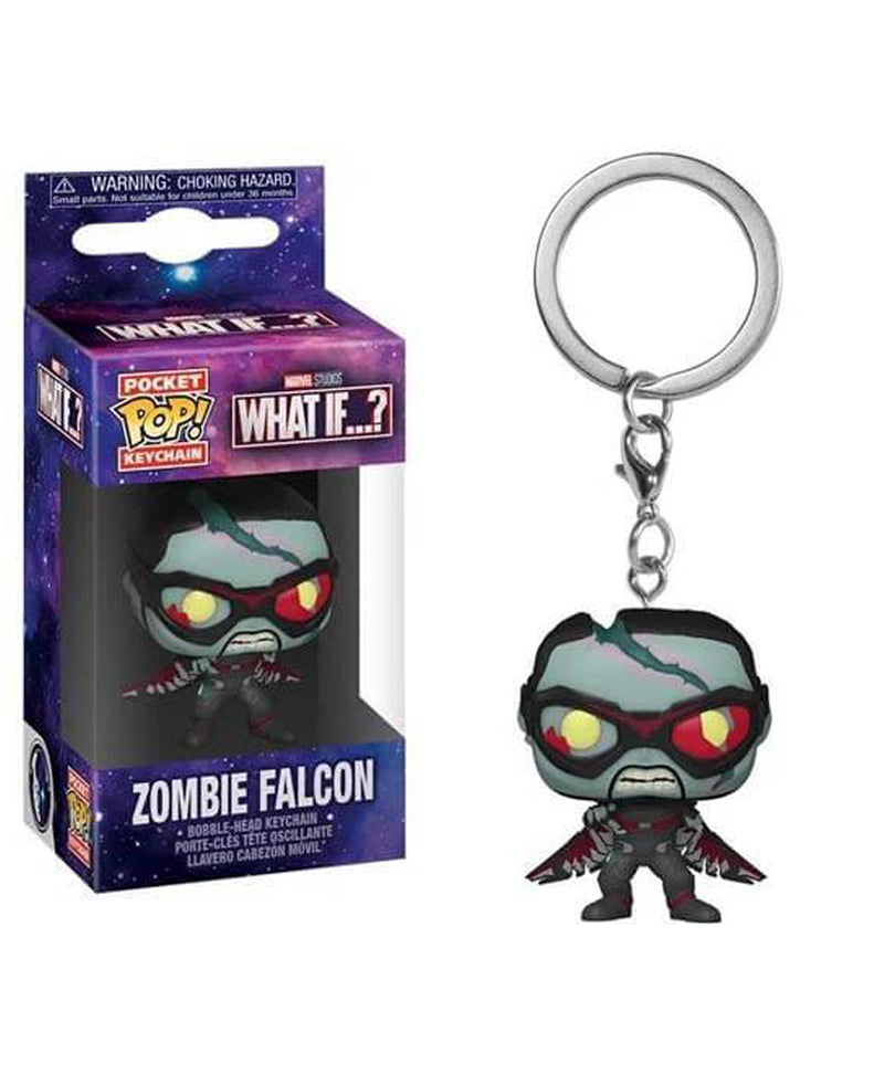 Zombie Falcon Keychain