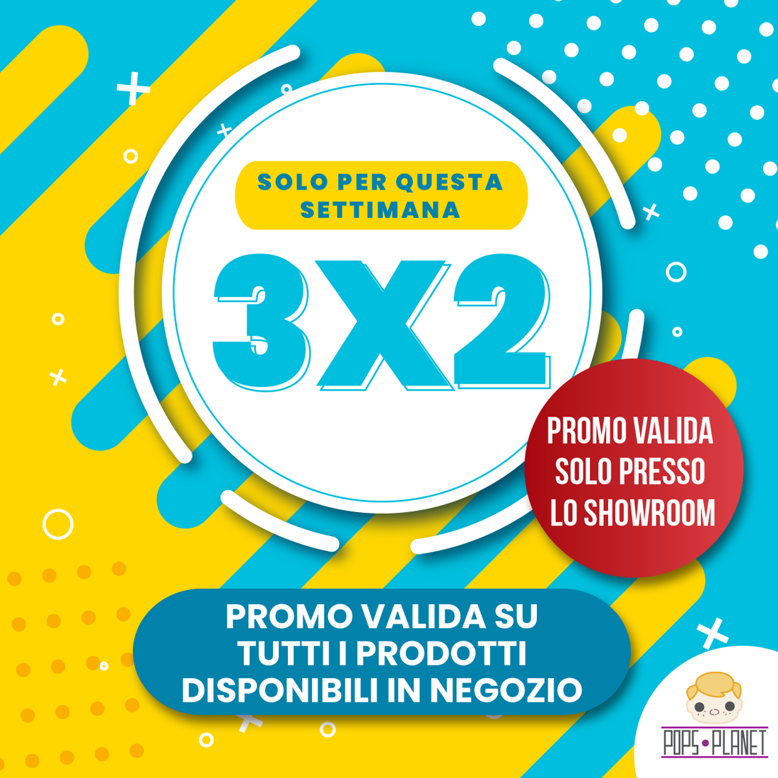 Per tutta la settimana 3X2 su tutti i prodotti Funko (PROMO OFFLINE)